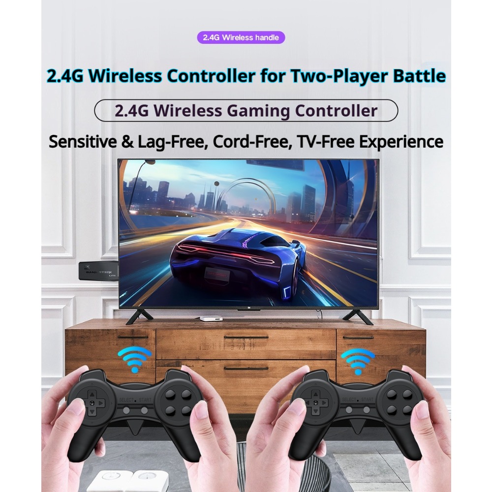 Portable 4K Retro Game Stick C - Gaming Console For Sale 评论和价格